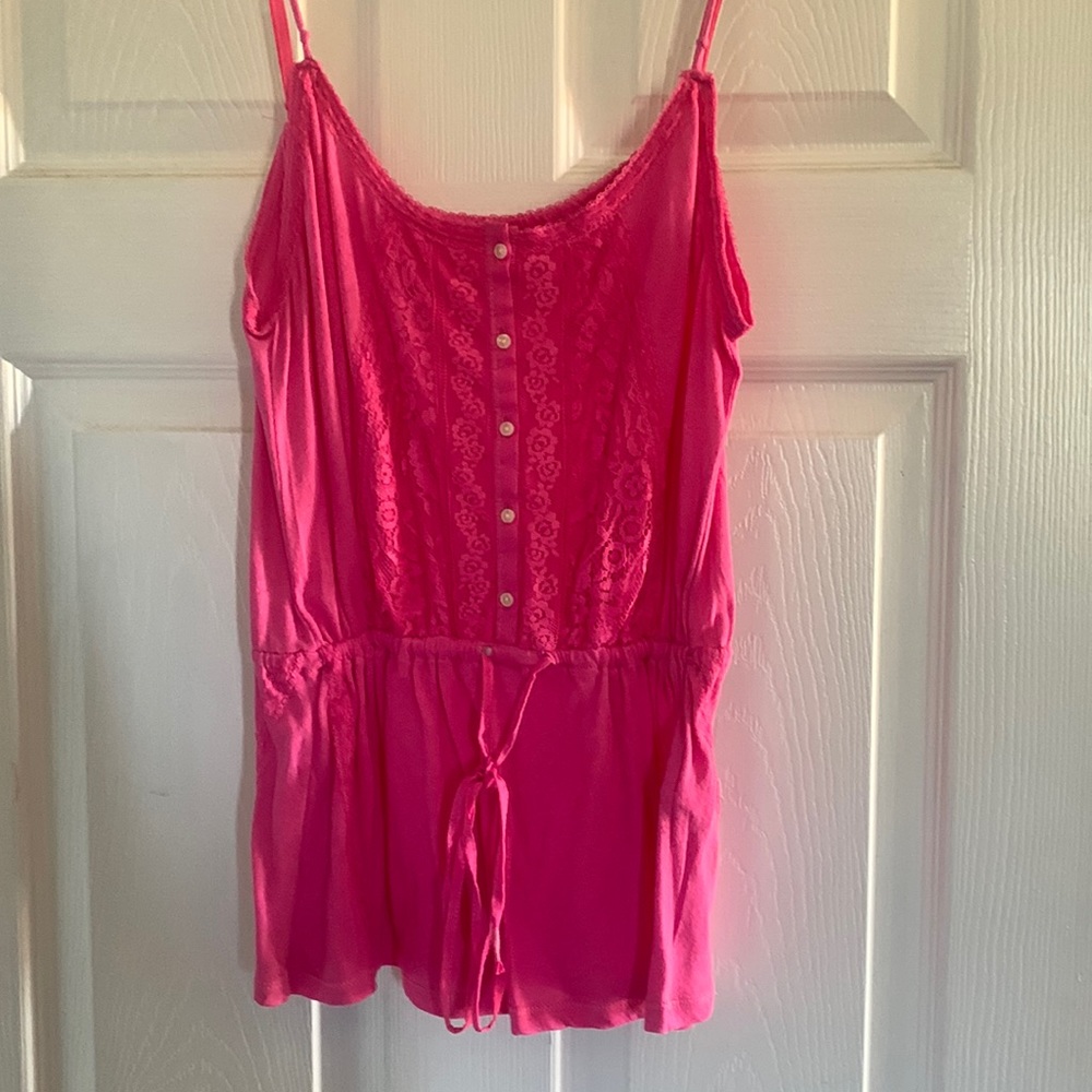 Hot pink tank